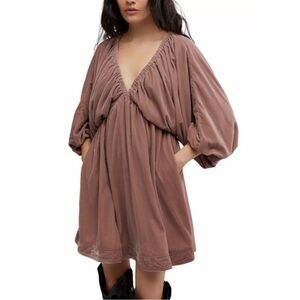 Free People Brown Mini Dress